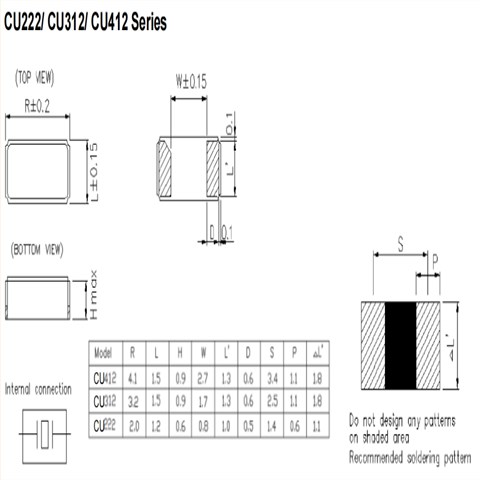 CU312無線晶振,3215mm貼片晶體,NAKA納卡32.768K晶振