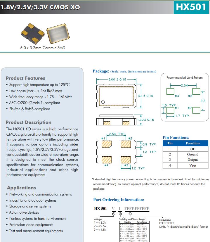 HX501 HX501