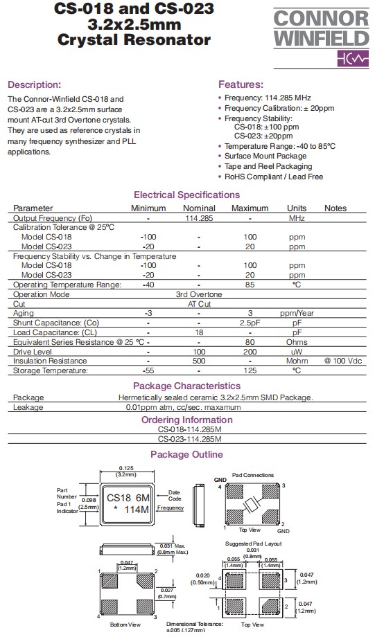 CS-018，CS-023
